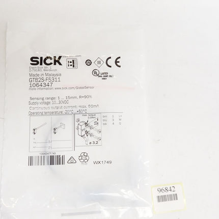 Sick GTB2S-F5311 1064347 Miniatur-Lichtschranke / Neu OVP