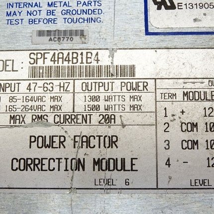 Power One SPF4A4B1B4 Power Supply 1300/1500W - Maranos.de