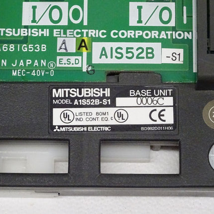 Mitsubishi A1S52B-S1 Base Unit Montageplatte Basiseinheit