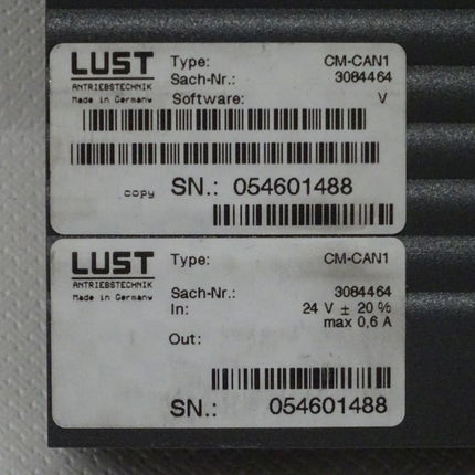 LUST LTI Drives CM-CAN1 3084464 Communication Module Software:V