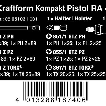 Wera Kraftform Kompakt Pistol RA 4 - Maranos.de