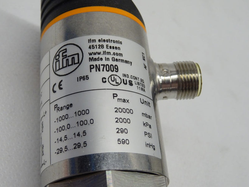 IFM Electronics PN7009 IP65 20134A Druckschalter Drucksensor / NEU