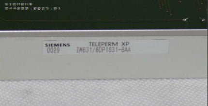 Siemens Teleperm XP Baugruppe IM631 / 6DP1631-8AA / 6DP16318AA / 0029
