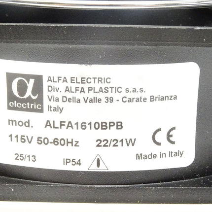 Alfa electric Lüfter ALFA1610BPB 22/21W / Neu OVP