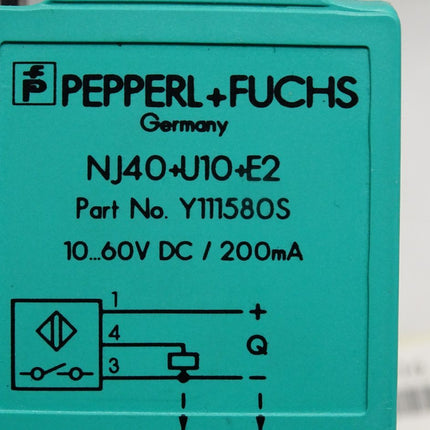 Pepperl+Fuchs NJ40+U10+E2 Y111580 Induktiver Sensor - Maranos.de