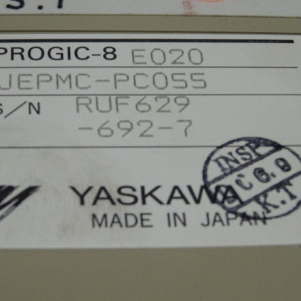 YASKAWA PROGIC-8 JEPMC-PS055 B1 S/N 351551-3-002 Controller