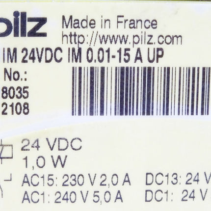 Pilz S1IM24VDC IM 0.01-15A UP / 828035