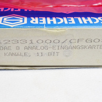 Schleicher PDAE 8 PDAE8 Analog-Eingangskarte 8 Kanäle 42331000 / CFG03 - Maranos.de