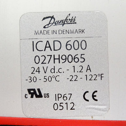Danfoss Actuator ICAD600 / 027H9065 / Neu OVP