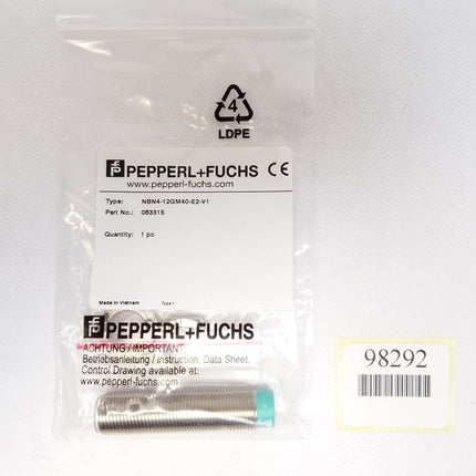 Pepperl+Fuchs 083315  Induktiver Sensor NBN4-12GM40-E2-V1 / Neu OVP - Maranos.de