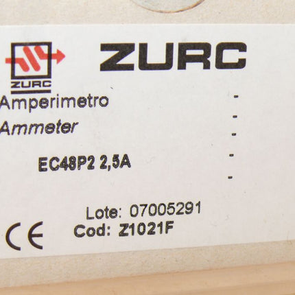 NEU: ZURC EC48P2 / 2,5A / Ammeter Amperimetro