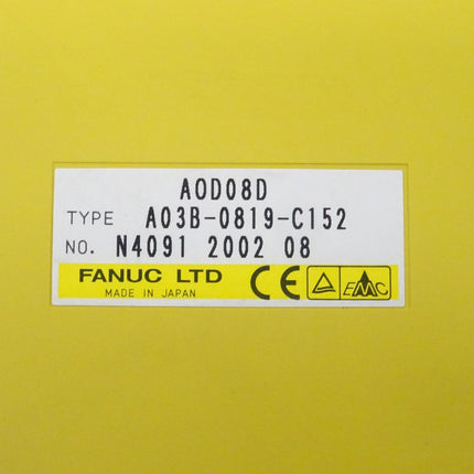 Fanuc AOD08D digitale Ausgabeeinheit A03B-0819-C152 // N4091 2002 08