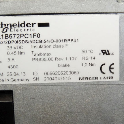 Schneider Electric ILA1B572PC1F0 Servomotor IFA62/2DP0ISDS/5DCBI54/O-001RPP41 - Maranos.de