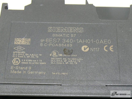 Siemens 6ES7340-1AH01-0AE0 Simatic S7 6ES7 340-1AH01-0AE0 E:09