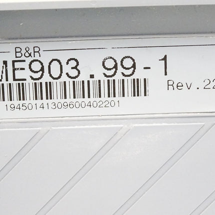 B&R 2ME903.99-1 Rev. 22.01 2010 Programmierbare Speicher SPS 1MEPROM 256kRAM