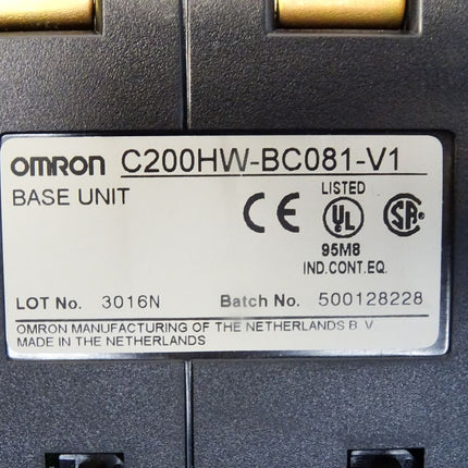 Omron Base Unit C200HW-BC081-V1
