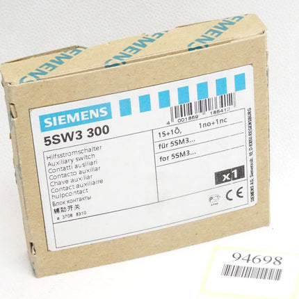 Siemens Hilfsstromschalter 5SW3300 / Neu OVP