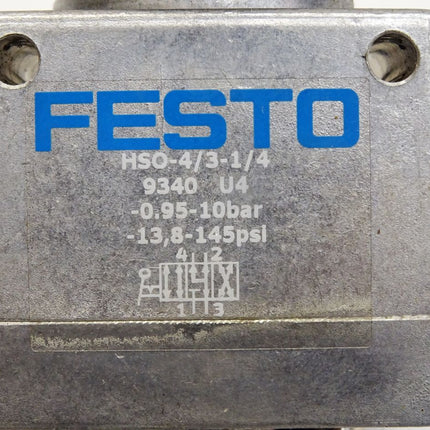 Festo 9340 HSO-4/3-1/4 Handhebelventil - Maranos.de