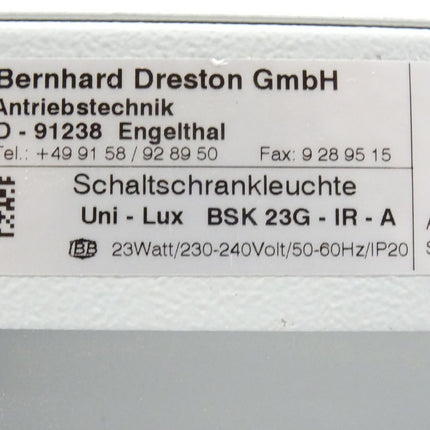 Bernhard Dreston GmbH Uni-Lux BSK 23G - IR - A Schaltschrankleuchte BSK23G-IR-A