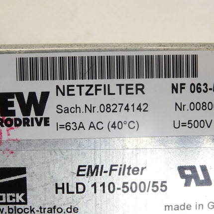 SEW Eurodrive Netzfilter NF063-503 / 08274142