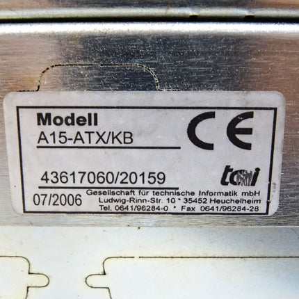 Tci A15 A15-ATX/KB Touch Panel - Maranos.de