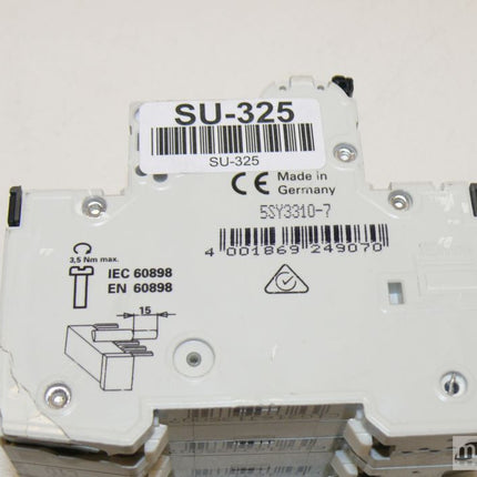Siemens 5SY33 MCB C10 Sicherungsautomat Schaltautomat 5SY33MCBC10