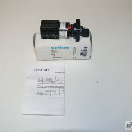 NEU: Siemens 3LF1100-4AK21 Steuerschalter Control Switsch