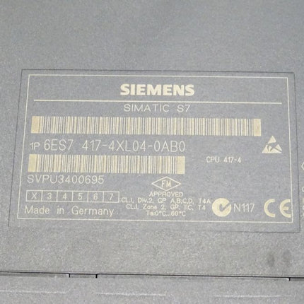 Siemens Simatic S7 6ES7417-4XL04-0AB0 / 6ES7 417-4XL04-0AB0 CPU 417-4 * | Maranos GmbH