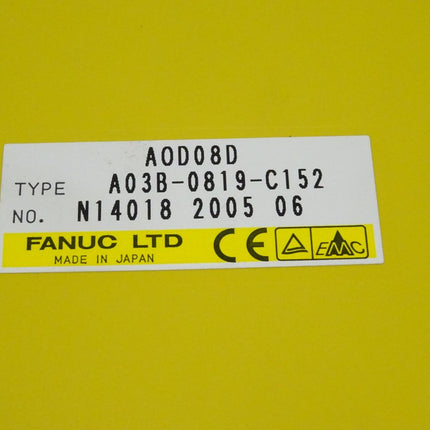 Fanuc A03B-0819-C152 / A0D08D / N14018 2005 06