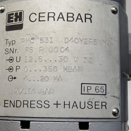 Endress+Hauser Cerabar PMC531 D40Y2P5YY9 - Maranos.de