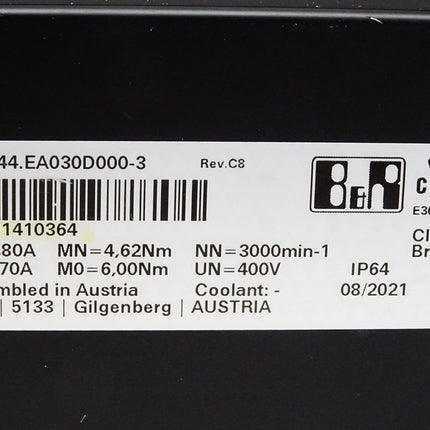 B&R Synchron-Motor 8LSA44.EA030D000-3 Rev. C8 3000min-1 / Neu - Maranos.de