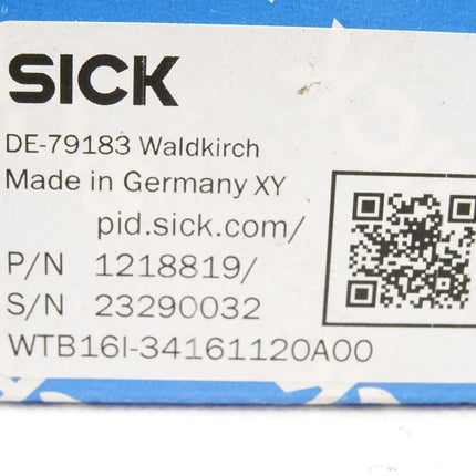 Sick 1218819 WTB16I-34161120A00 Klein-Lichtschranke W16 / Neu OVP - Maranos.de