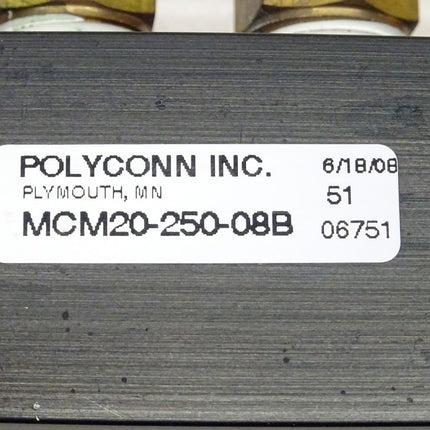 POLYCONN INC. PLYMOUTH, MN MCM20-250-08B mit Miniatur-Präzisionsdruckregler der Serie R-801