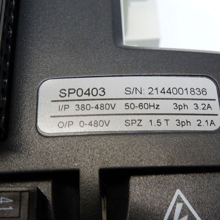 EPA Unidrive SP Frequenzumrichter 3098-0050 0.75kW SP0403 - Maranos.de
