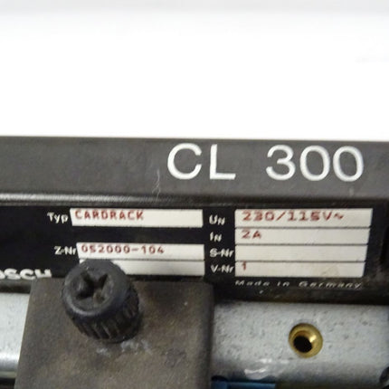 Bosch CL300 Cardrack CL 300 PLC Rack Chassis 052000-104