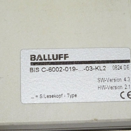 BALUFF BIS C-6002-019-S-03-KL2 / SW4.3 / HW2.1 / C-6002-019-...-03-KL2 / BISC-6002-019-S-03-KL2 / 0824DE