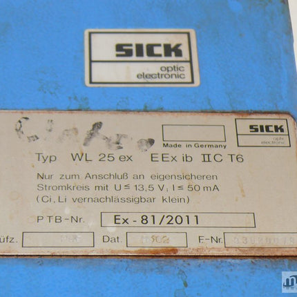 Sick WL 25 ex EEX ib IIC T6  / WL25ex EEx ib IIC T6 Lichtschranke | Maranos GmbH
