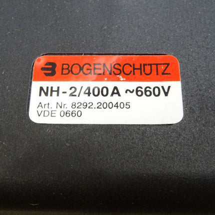 Bogenschütz NH-Sicherungs-Lasttrennschalter  400A 8292.200405 / Neu OVP - Maranos.de