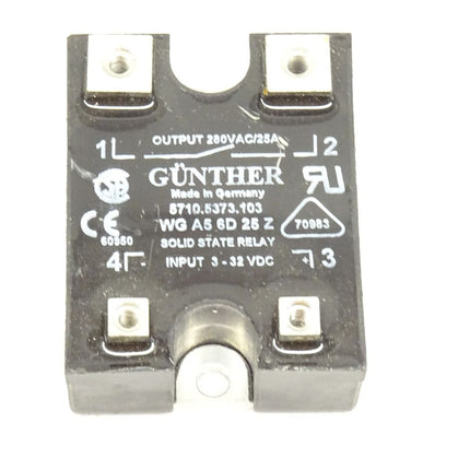 Günther 5710.5373.103 Solid State Relay WG A5 6D 25 Z / 3-32VDC | Maranos GmbH