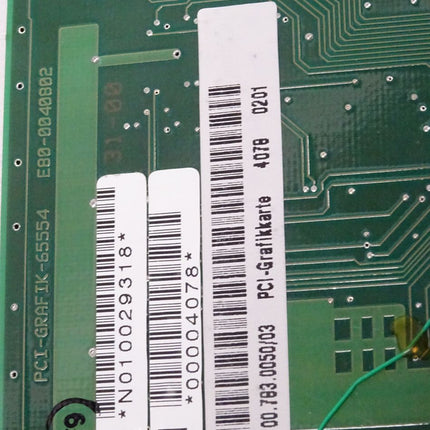 PCI Grafikkarte 00.783.0050/03 / PCI-Grafik-65554 E80-0040802
