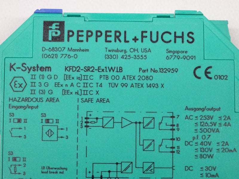 PEPPERL+FUCHS K-System KFD2-SR2-Ex1.W.LB