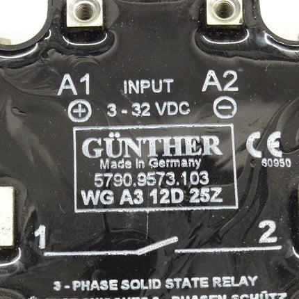 Günther WG A3 12D 25Z Solid State Relay 5790.9573.103