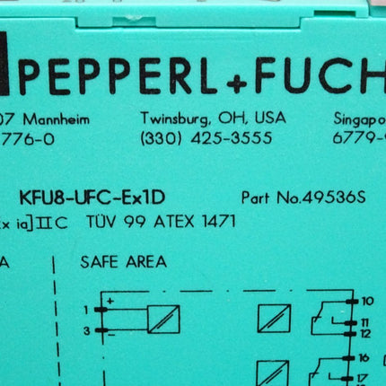 Pepperl+Fuchs K-System Frequenzmessumformer KFU8-UFC-Ex1.D 49536S / Neu OVP - Maranos.de