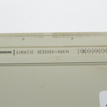Siemens 6ES5454-4UA14 Simatic S5 6ES5 454-4UA14 E:02