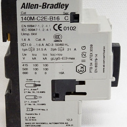 Allen-Bradley 140M-C2E-B16 Motorschutzschalter - Maranos.de