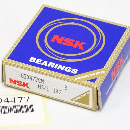NSK Bearings Rillenkugellager 6204ZZCM / Neu OVP