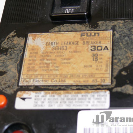 Fuji Earth Leakage Breaker SGH63 / 30A SGH 63