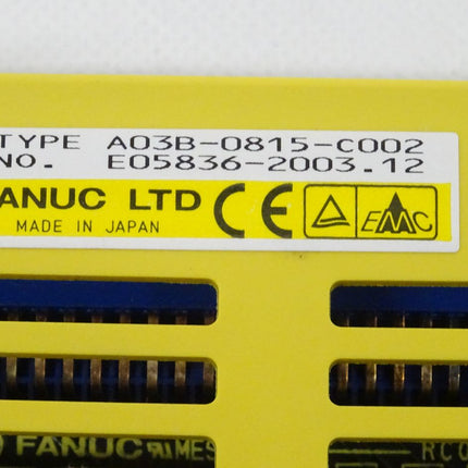 Fanuc A03B-0815-C002 I/O Modul E05836 2003-12 neu