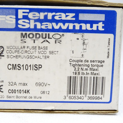 Ferraz Shawmut Sicherungschalter / CMS 101ISP / CMS 101 ISP / CMS101ISP / Inhalt : 7 Stück / Neu OVP