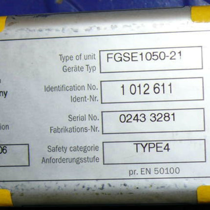 SICK 30-FGS / FGSE1050-21 /1012611 Empfänger Lichtschranke Lichtvorhang